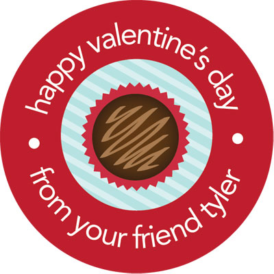 Spark & Spark Return Address Labels (Valentine's Sweets)