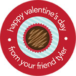 Spark & Spark Return Address Labels (Valentine's Sweets)