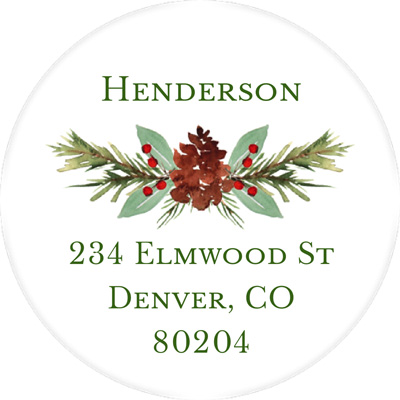 Address Labels & Gift Stickers by Stacy Claire Boyd (Pretty Pines)