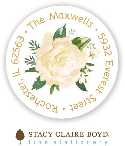 Address Labels & Gift Stickers by Stacy Claire Boyd (Dreamy Blooms)