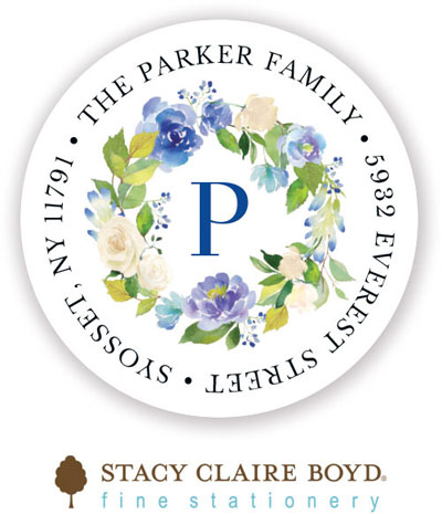 Address Labels & Gift Stickers by Stacy Claire Boyd (Painted Blooms)