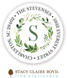 Address Labels & Gift Stickers by Stacy Claire Boyd (Painted Foliage)