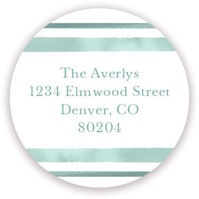 Address Labels & Gift Stickers by Stacy Claire Boyd (Beach Stripes)