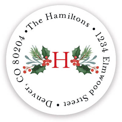 Holiday Address Labels & Gift Stickers by Stacy Claire Boyd (Family Season)