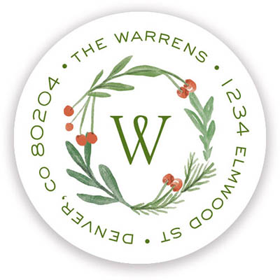 Holiday Address Labels & Gift Stickers by Stacy Claire Boyd (Garden of Wonder)