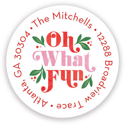 Holiday Address Labels & Gift Stickers by Stacy Claire Boyd (Fun)