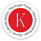 Holiday Address Labels & Gift Stickers by Stacy Claire Boyd (Holiday Collage)