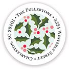 Holiday Address Labels & Gift Stickers by Stacy Claire Boyd (Holly Border)