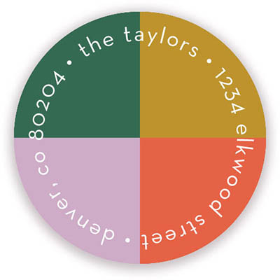Holiday Address Labels & Gift Stickers by Stacy Claire Boyd (Color Block) Holiday Address Labels & Gift Stickers by Stacy Claire Boyd (Color Block)