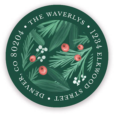 Holiday Address Labels & Gift Stickers by Stacy Claire Boyd (Festive Forest) Holiday Address Labels & Gift Stickers by Stacy Claire Boyd (Festive Forest)
