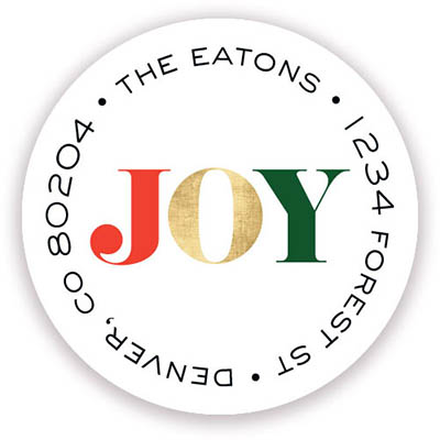 Holiday Address Labels & Gift Stickers by Stacy Claire Boyd (Carnival Border) Holiday Address Labels & Gift Stickers by Stacy Claire Boyd (Carnival Border)