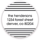 Holiday Address Labels & Gift Stickers by Stacy Claire Boyd (Lined Up)