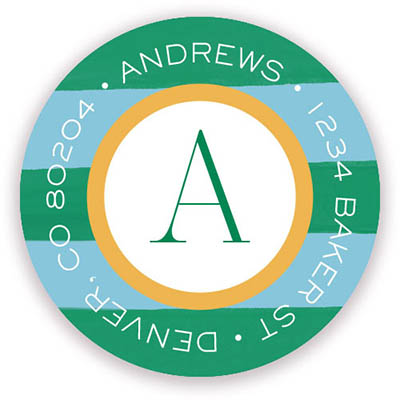 Return Address Label/Sticky by Stacy Claire Boyd - Bongo Room