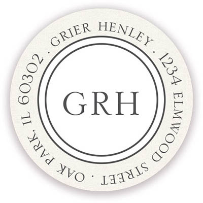 Return Address Label/Sticky by Stacy Claire Boyd - Linen Line Up