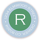 Return Address Label/Sticky by Stacy Claire Boyd - Playful Days