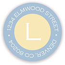 Return Address Label/Sticky by Stacy Claire Boyd - Playful Days