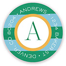 Return Address Label/Sticky by Stacy Claire Boyd - Bongo Room