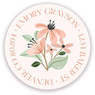 Return Address Label/Sticky by Stacy Claire Boyd - Trellised Fleur