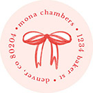 Return Address Label/Sticky by Stacy Claire Boyd - Noted Bow