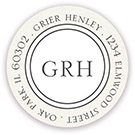 Return Address Label/Sticky by Stacy Claire Boyd - Linen Line Up