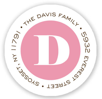 Stacy Claire Boyd Return Address Label/Sticky - Baby Billboard - Pink Stacy Claire Boyd Return Address Label/Sticky - Baby Billboard - Pink