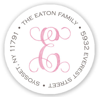 Stacy Claire Boyd Return Address Label/Sticky - Sweet Welcome - Pink