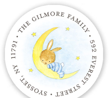 Stacy Claire Boyd Return Address Label/Sticky - Twinkle Twinkle - Blue Stacy Claire Boyd Return Address Label/Sticky - Twinkle Twinkle - Blue