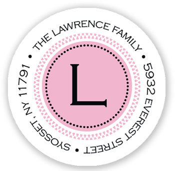 Stacy Claire Boyd Return Address Label/Sticky - Center of Attention - Pink Stacy Claire Boyd Return Address Label/Sticky - Center of Attention - Pink