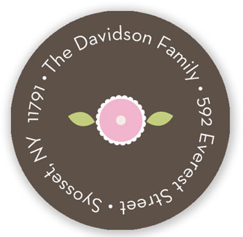 Stacy Claire Boyd Return Address Label/Sticky - Precious Posie