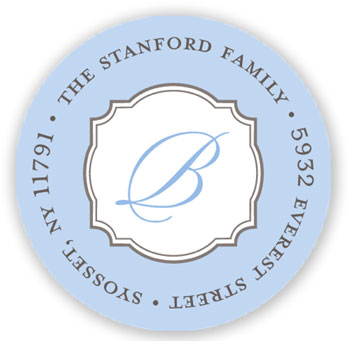 Stacy Claire Boyd Return Address Label/Sticky - Sweet Story - Blue Stacy Claire Boyd Return Address Label/Sticky - Sweet Story - Blue