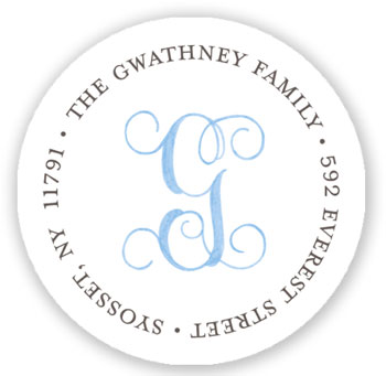 Stacy Claire Boyd Return Address Label/Sticky - Simple