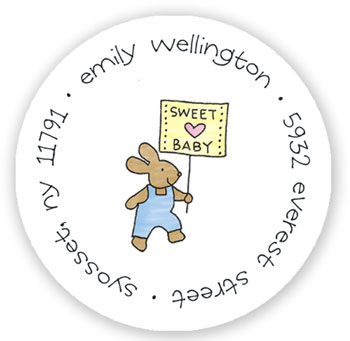 Stacy Claire Boyd Return Address Label/Sticky - Let's Celebrate