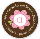 Stacy Claire Boyd Return Address Label/Sticky - Playful Petals