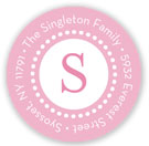 Stacy Claire Boyd Return Address Label/Sticky - Whimsy - Pink