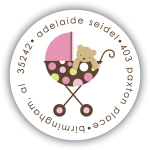 Sticky back address labels