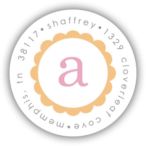 Stacy Claire Boyd Return Address Label/Sticky - Sweet Dreams Little Girl
