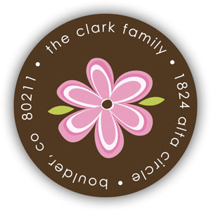Return Address Label/Sticky by Stacy Claire Boyd - Pink Daisy Delight Return Address Label/Sticky by Stacy Claire Boyd - Pink Daisy Delight
