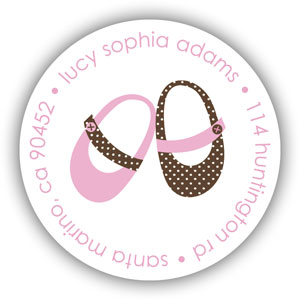 Return Address Label/Sticky by Stacy Claire Boyd - One Two Button My Shoe Return Address Label/Sticky by Stacy Claire Boyd - One Two Button My Shoe