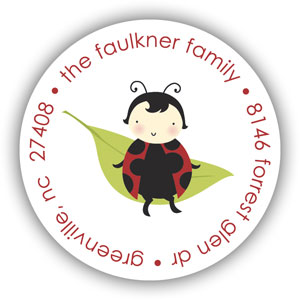 Return Address Label/Sticky by Stacy Claire Boyd - Little Lady Return Address Label/Sticky by Stacy Claire Boyd - Little Lady