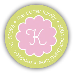 Stacy Claire Boyd Return Address Label/Sticky - Pink Truffle Stacy Claire Boyd Return Address Label/Sticky - Pink Truffle