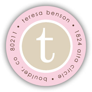 Stacy Claire Boyd Return Address Label/Sticky - Hopscotch