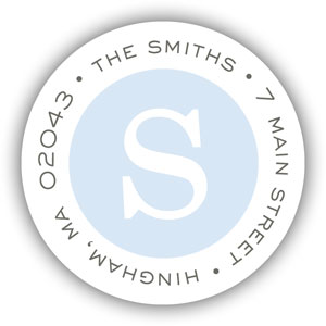 Return Address Label/Sticky by Stacy Claire Boyd - Preppy Plaid-Blue Return Address Label/Sticky by Stacy Claire Boyd - Preppy Plaid-Blue