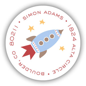 Stacy Claire Boyd Return Address Label/Sticky - Out of This World Stacy Claire Boyd Return Address Label/Sticky - Out of This World