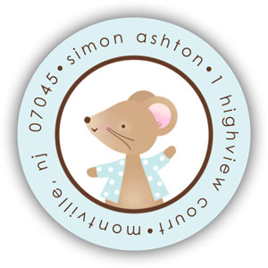Stacy Claire Boyd Return Address Label/Sticky - Hugable Henry