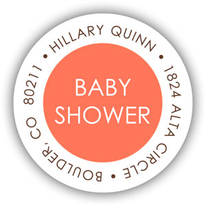 Stacy Claire Boyd Return Address Label/Sticky - Shower Banner