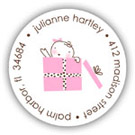 Stacy Claire Boyd Return Address Label/Sticky - Baby Surprise-Pink