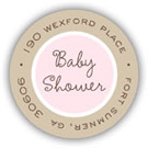 Stacy Claire Boyd Return Address Label/Sticky - Blowin' Bubbles-Pink