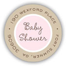Return Address Label/Sticky by Stacy Claire Boyd - Blowin' Bubbles-Pink