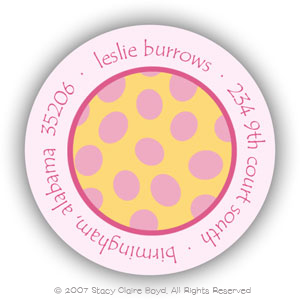 Return Address Label/Sticky by Stacy Claire Boyd - Tropical Spots Return Address Label/Sticky by Stacy Claire Boyd - Tropical Spots