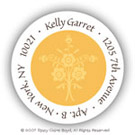 Stacy Claire Boyd Return Address Label/Sticky - Bouquet